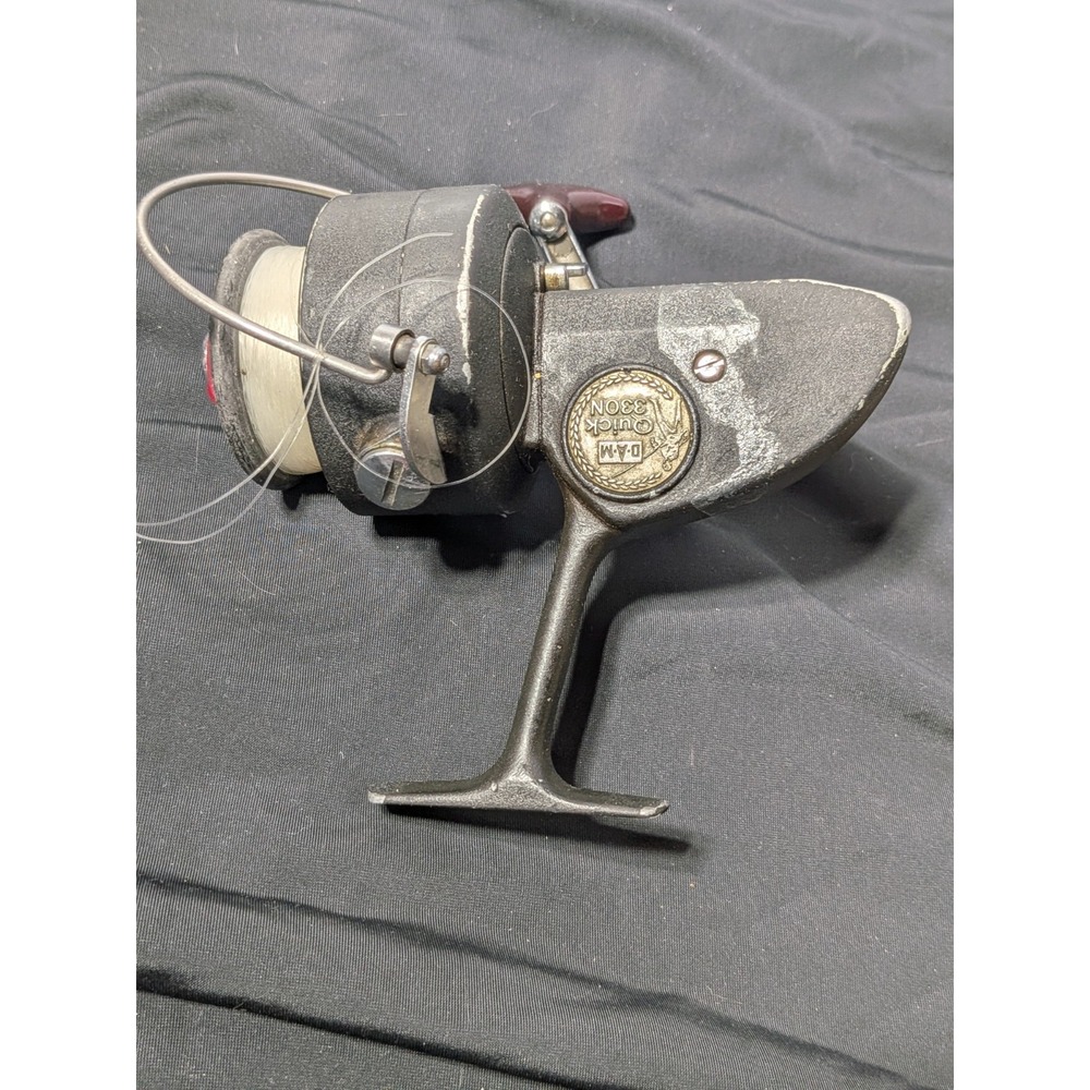 Vintage D-A-M Quick 330N Spinning Fishing Reel Made in West Germany Heavy Duty
